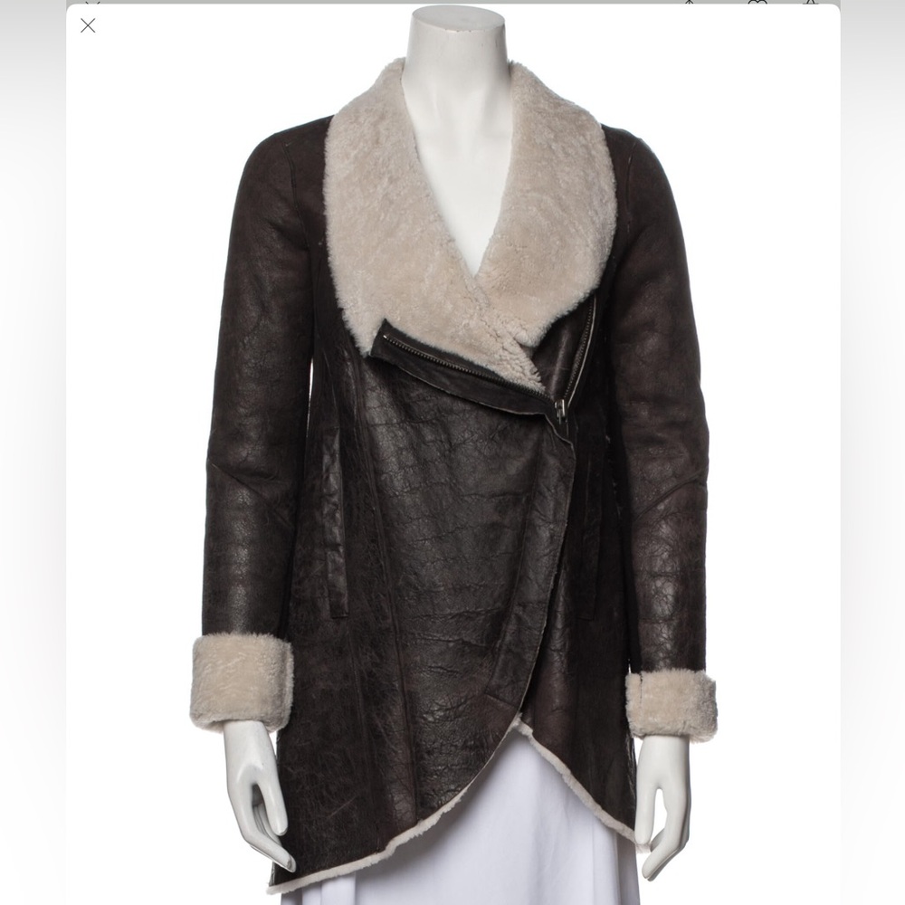 Helmut Lang shearling coat